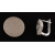Kolczyki czarno biała cyrkonia  k1417 - 4g