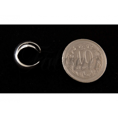 Nausznica srebrna gładka srebro 925 k1891 - 0,5g.