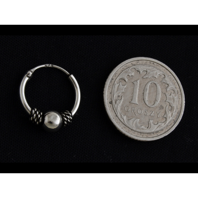 Kolczyk srebrny na chrząstkę małżowiny kn192 - 0,4g.