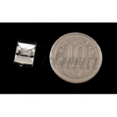 Nausznica gładka srebro 925 k1892 - 0,5g.