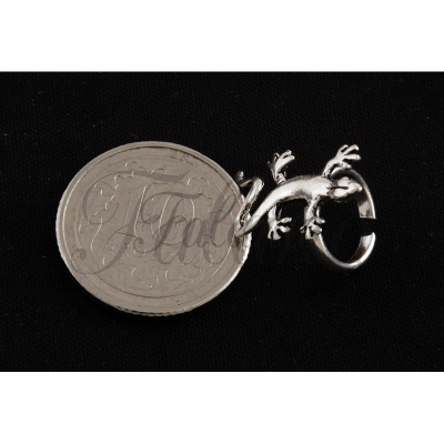 Nausznica jaszczurka srebro 925 kn032 - 0,7g.