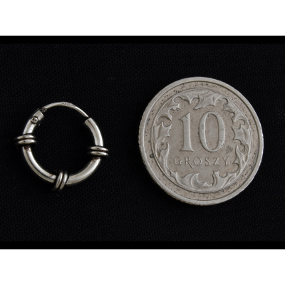 Kolczyk srebrny na chrząstkę małżowiny kn194 - 0,4g.