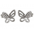 Kolczyki srebrne Motyl motylek k2301- 1,5g.