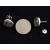 Kolczyki z ciemnego srebra k3546 - 1,9g.