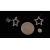 Kolczyki gwiazda gwiazdka z cyrkoniami k1823 - 1,4g