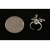 Nausznica żaba ze srebra 925 kn031 - 0,9g.