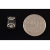 Kolczyk nausznica ciemne srebro 925 k1893 - 0,5g.