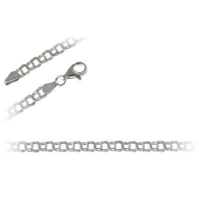 Łańcuszek srebrny Garibaldi (060) fl191