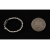 Pierścionek kulki srebrne na gumce p0367 - 0,8 g.