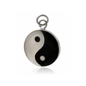Wisior srebrny symbol Yin and Yang