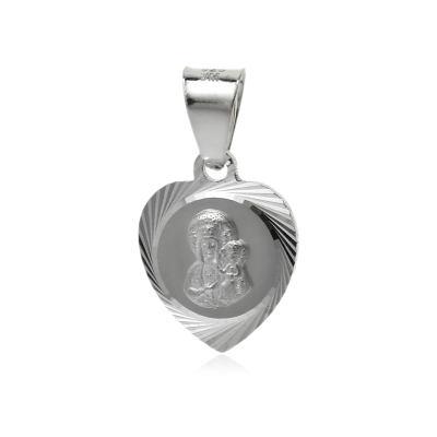 Medalik srebrny Matka Boska Częstochowska