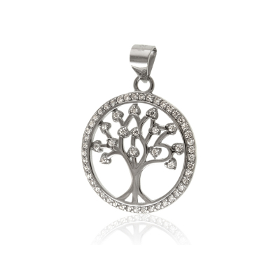 Wisiorek srebrny drzewo życia szczęścia