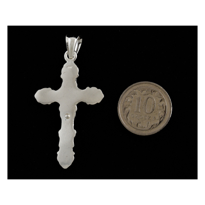 Wisiorek srebrny Krzyż z Jezusem wmk020 - 2,9 g.