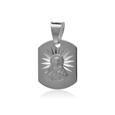 Medalik szkaplerz dwustronny Jezus Matka Boska wmk003 - 1,5 g.