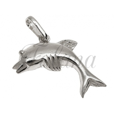 Wisiorek srebrny delfin delfinek fw164 -2,7g.