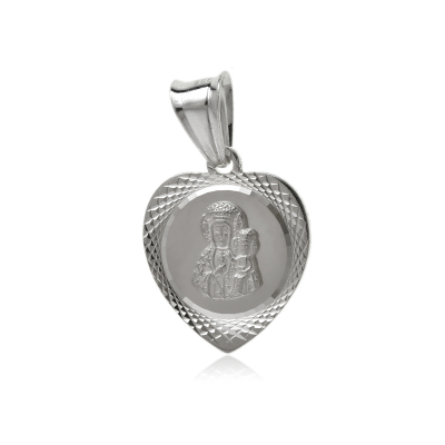 Medalik srebrny Matka Boska Częstochowska
