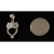 Wisiorek srebrny sowa z monetą w0428