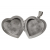 Wisiorek srebrny otwierane serce puzderko w0405 - 6,5g.