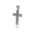 Wisiorek srebrny krzyż z cyrkoniami w0387
