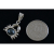 Wisiorek srebrny Krab  w0389 - 1,4 g.