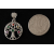 Wisiorek srebrny Drzewo życia szczęścia z monetą w0417