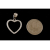 Wisiorek srebrny serce serduszko w0447 - 1,2g.