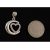 Wisiorek srebrny Księżyc z sercem w0498 - 1,4g.