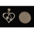 Wisiorek srebrny serce serduszko w0497 - 1,6g.