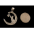 Wisiorek srebrny kot na księżycu w0453 - 2,1g.